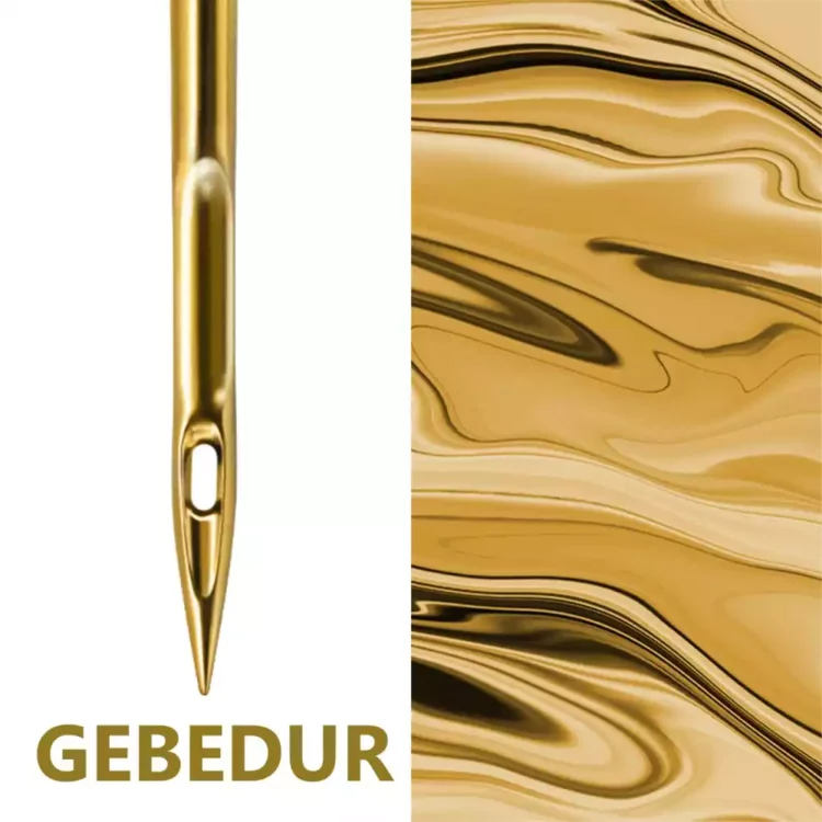 Aguja plana cubo grueso titanio GROZ-BECKERT